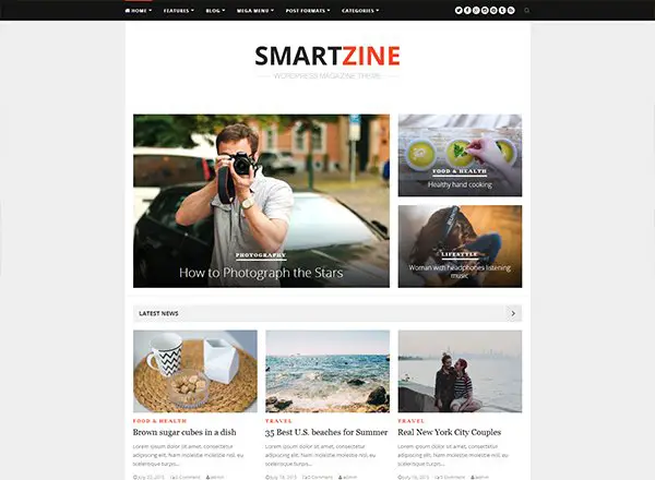 SmartZine WordPress Theme